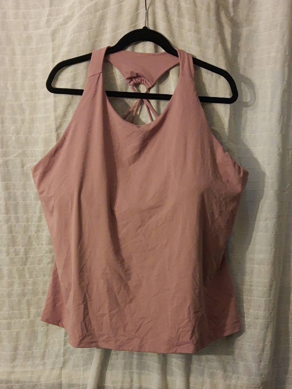 Old Navy Mauve High-Neck Racerback Tank